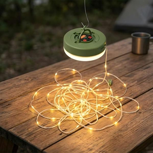 Milagro Corda Solar Lamp 9000K + 8M 3000K Ip44 Green