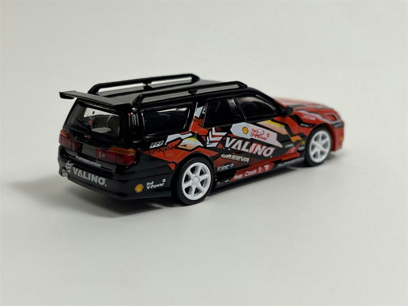 Pop Race Nissan Shell Valino Stagea R34 Pluto MOK Driftagea 34 1:64 Scale PR640038