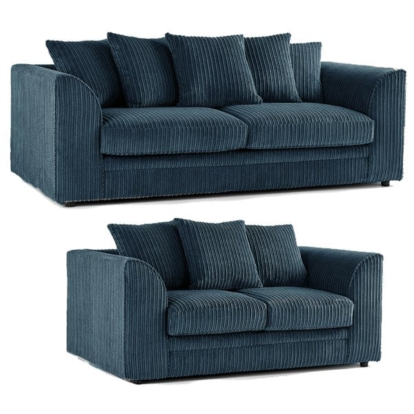 Furnishings For Less Luxor Full Jumbo 3 + 2 Seater Sofa Set - Scatter Back