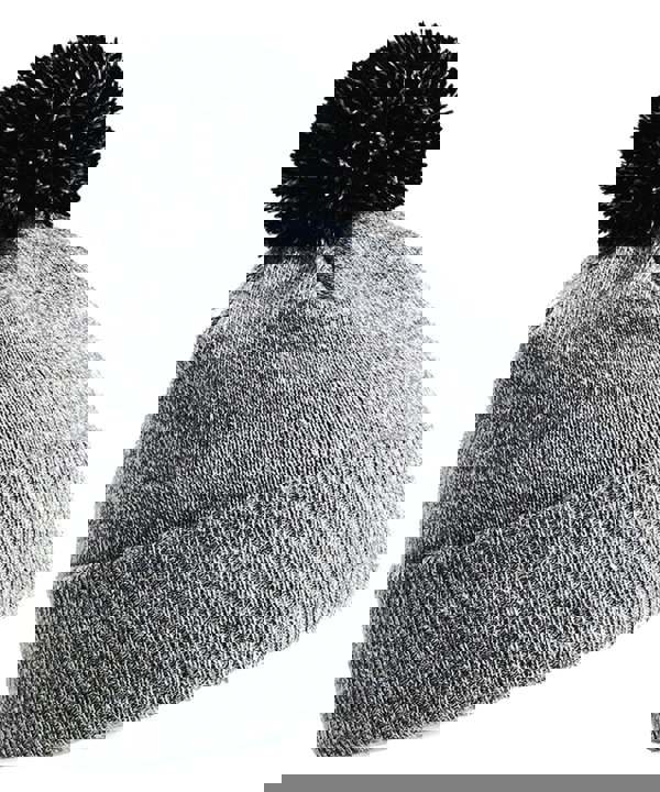 Beechfield Unisex Beechfield Snowstar Rib Knit Acrylic Pom Beanie {BC450}