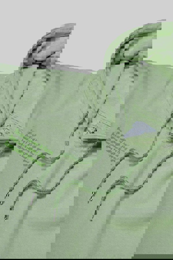 ENORSIA Slogan Life Tonnel Rib Hoodies