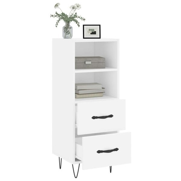 Berkfield Sideboard White 34.5x34x90 cm Engineered Wood