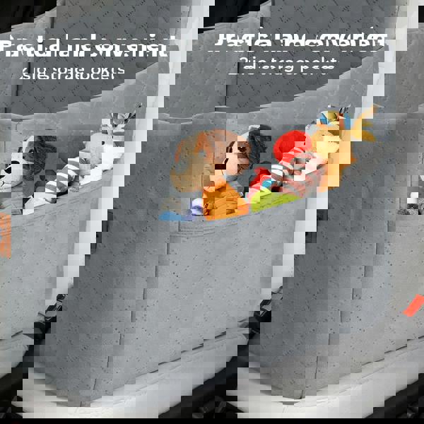 Skylos Pet Booster Dog Car Seat Safe Travel Carrier Bed Bag Basket Puppy Grey