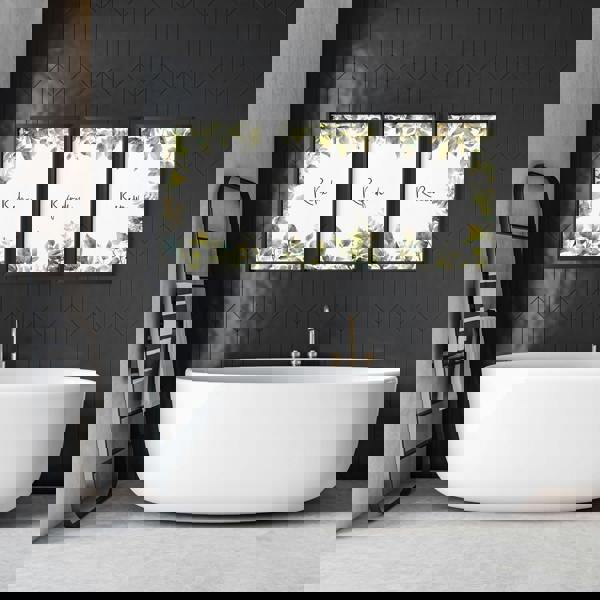 Bathroom Art Wall | Set of 3 wall art prints