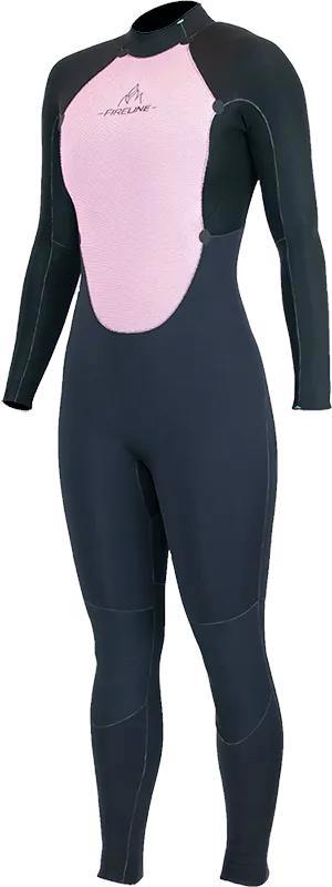 Alder Stealth Women's 5/4mm Back Zip Blue Wetsuit