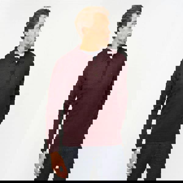 Gabicci G55K20 Merino Polo Neck Sweater Gabicci Classic MULBERRY