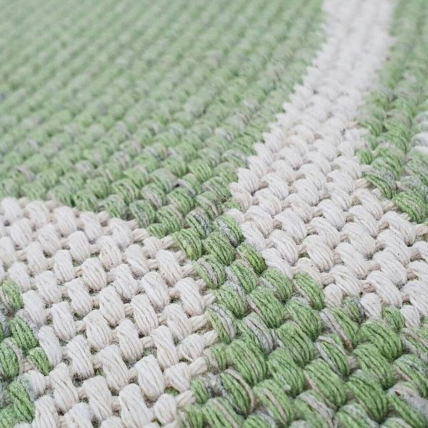 Runner Rug Geometric 100% Cotton Washable Woven Carpet Natural Diamond Patterned Mat - 75x300cm