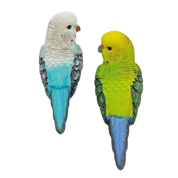 Farmwood 4 Pot Topping Tropical Birds Garden Ornaments