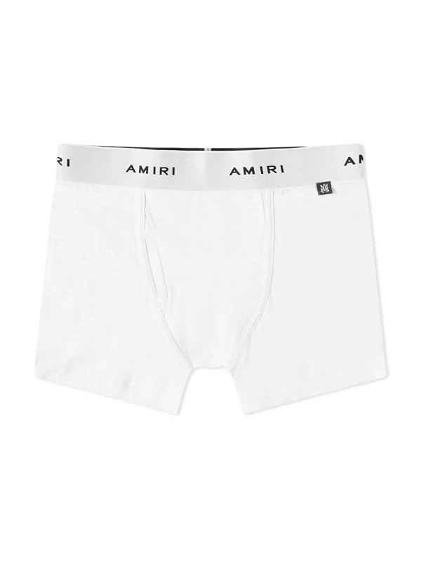 Amiri Logo Brief – White