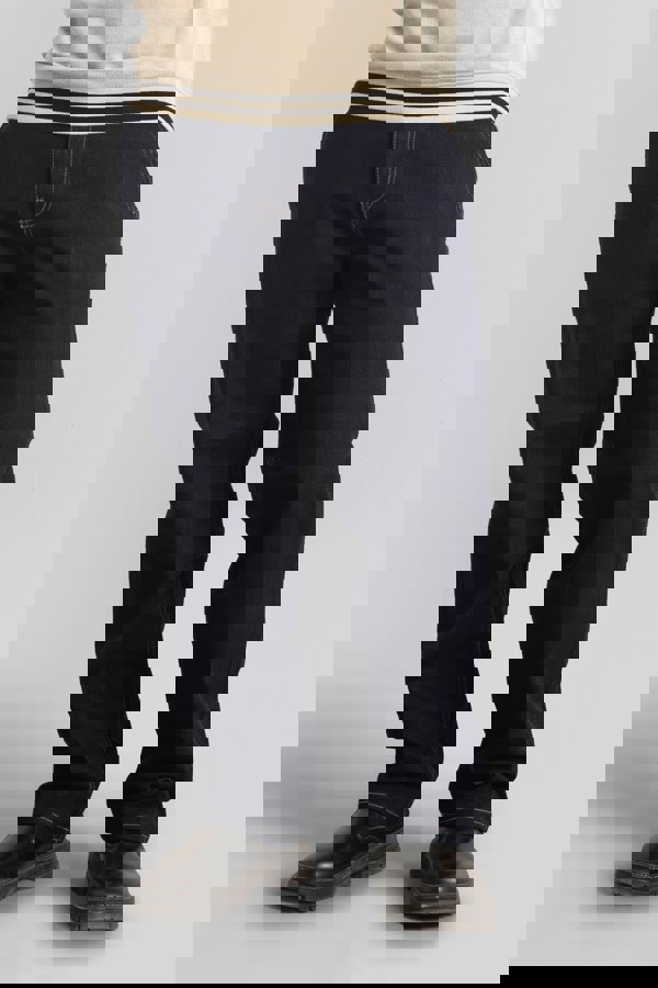 ENORSIA Mens Elasticated Waist Straight fit Jeans