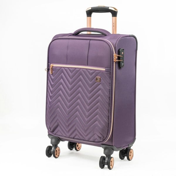 Gino Ferrari Biella Small Soft Shell Cabin Case Carry on Suitcase Luggage