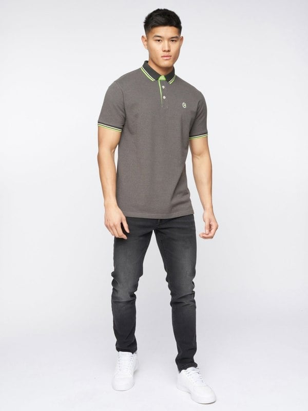 Crosshatch Britmane Polo Grey