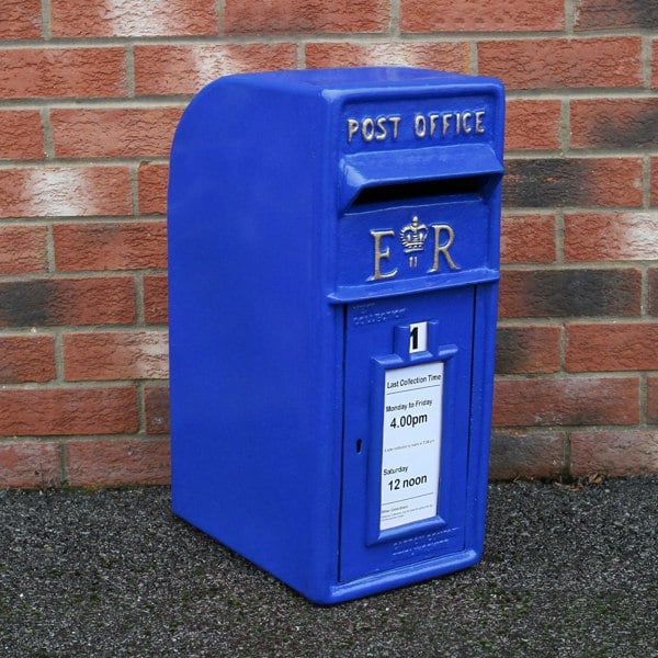 Monstershop Blue Scottish Post Box