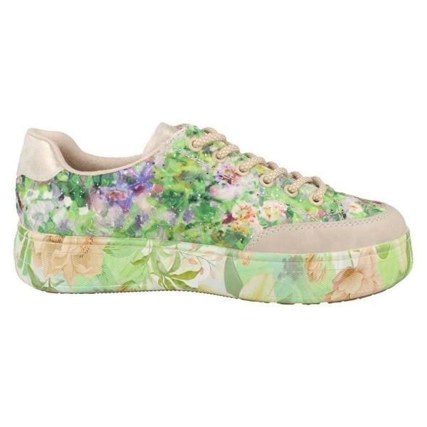 Rieker Ladies Rieker Floral Platform Trainers M7711