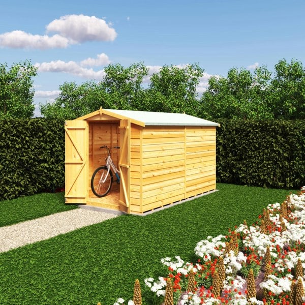 Shire Overlap Double Door No windows 10x6 Storage Shed