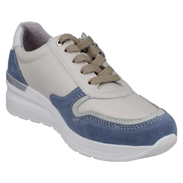 DB Shoes Ladies DB Wide Fit Casual Trainer With A Removable Insole Bat