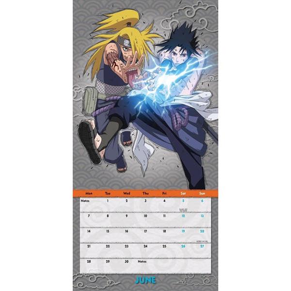 Naruto Shippuden Calendar 2027, Wall Calendars, Month To View, Entertainment, Gift