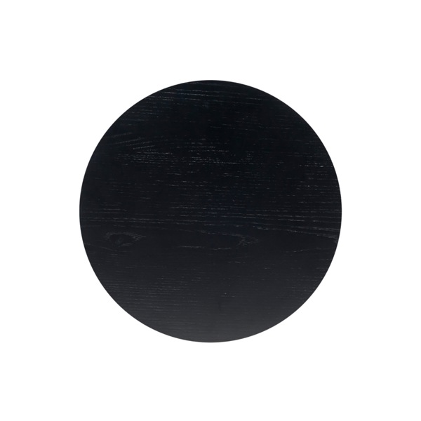 Basil Lamp Table - Black & White Marble