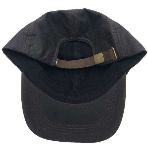 Heather Hats & Accessories Water Resistant Waxed Cotton Baseball Trucker Cap, Cotton Lining, Outdoor Wear, Brown