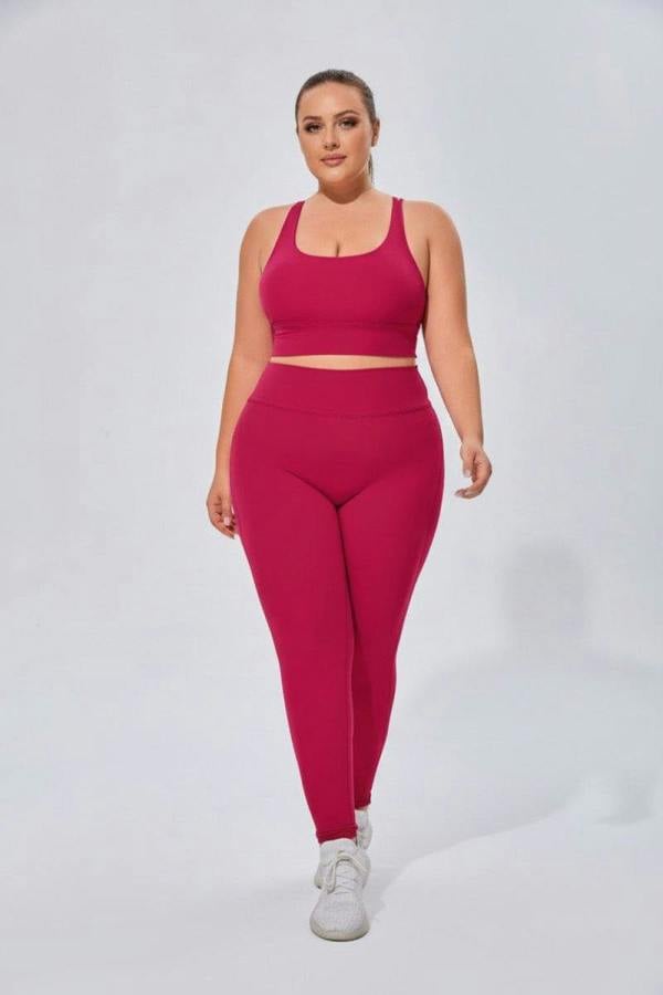 Anniou Plus Size High Waist Yoga Leggings