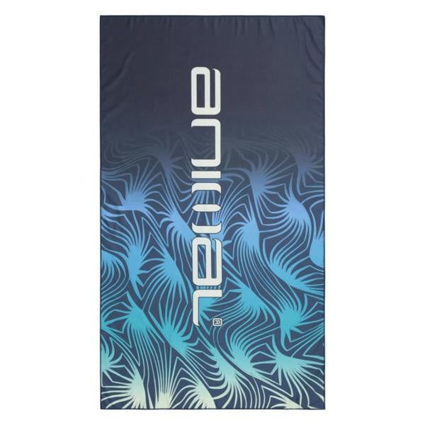 Animal Patterned Travel Microfibre Towel - Black - 