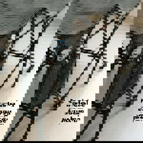 Levede Camping Cot Heavy Duty Travel Folding Camping Bed with Mattress Portable