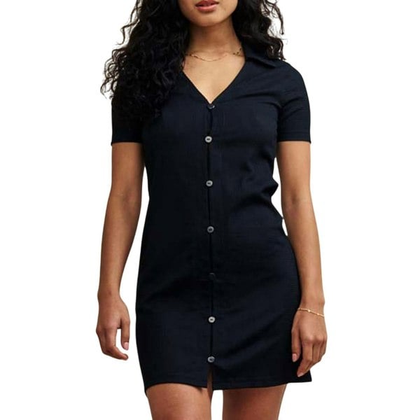 Nobody's Child Women's Reed Jersey Mini Dress - Black