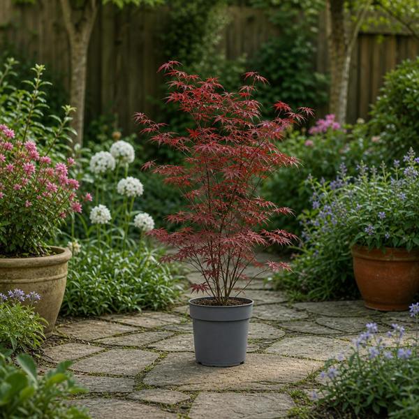 3L Red Leaf Acer Outdoor Patio Tree in Pot for Garden
