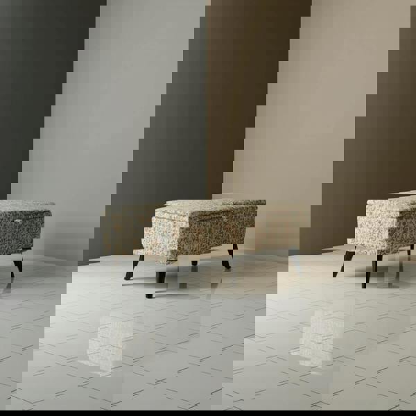 Contemporary Home Office Footrest Stool – Multi - Purpose Ottoman with Hidden Storage - ISTOOLS