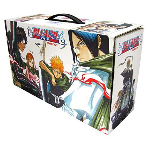 VIZ Media Bleach Box Set 1: Manga Volumes 1-21 Collection Pack, Double sided poster