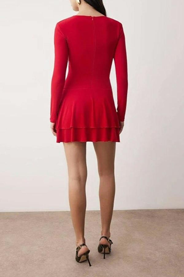 WOVCOR Super Mini Shorts Lined Evening Dress