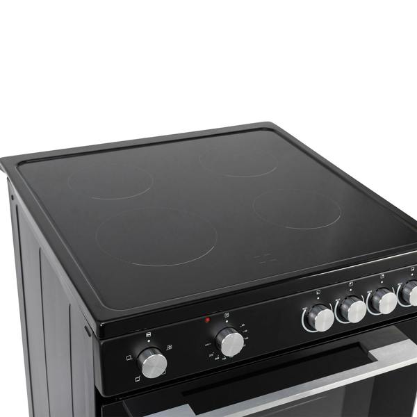 Willow 60cm Single Cavity Ceramic Cooker W60CCBLK - Black