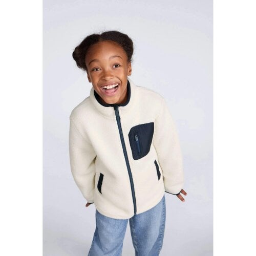 Animal Kids Atlas Zip Fleece Jacket - Beige