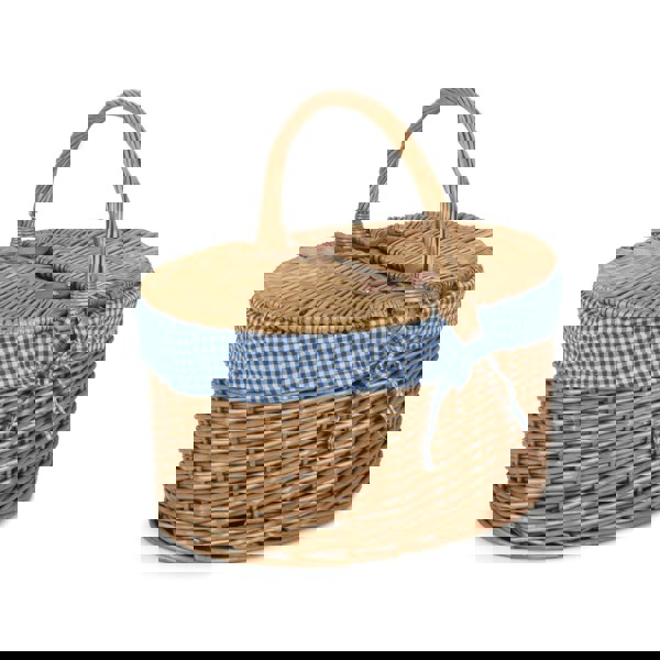 Wicker Picnic Baket with Lining