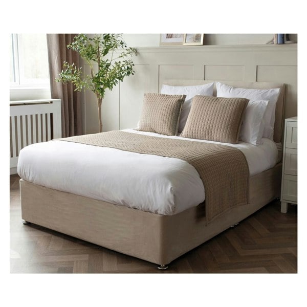 Belledorm Crompton Quilted Bed Runner - Mocha