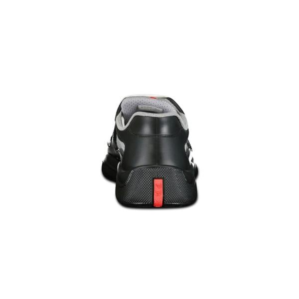 Prada Americas Cup Sneakers Black & Grey Mesh - chancefashionco