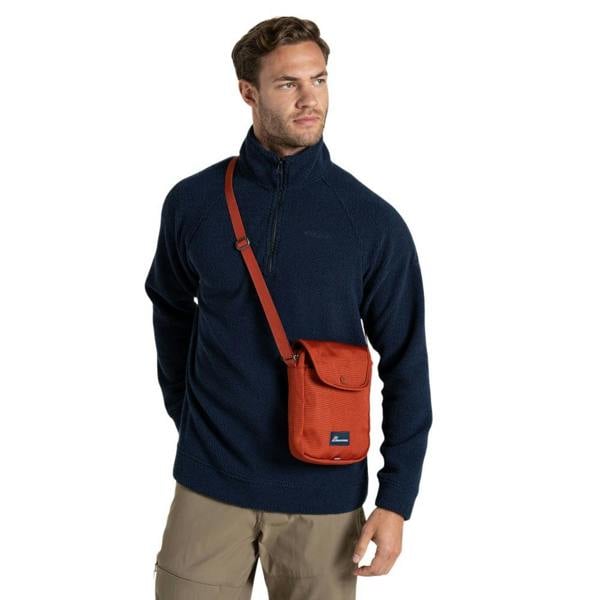 Craghoppers Kiwi Logo Crossbody Bag - Red Beach - 