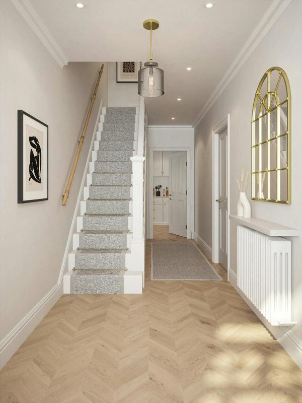 Handrails Direct Packwood Light Oak Straight Flight Handrail