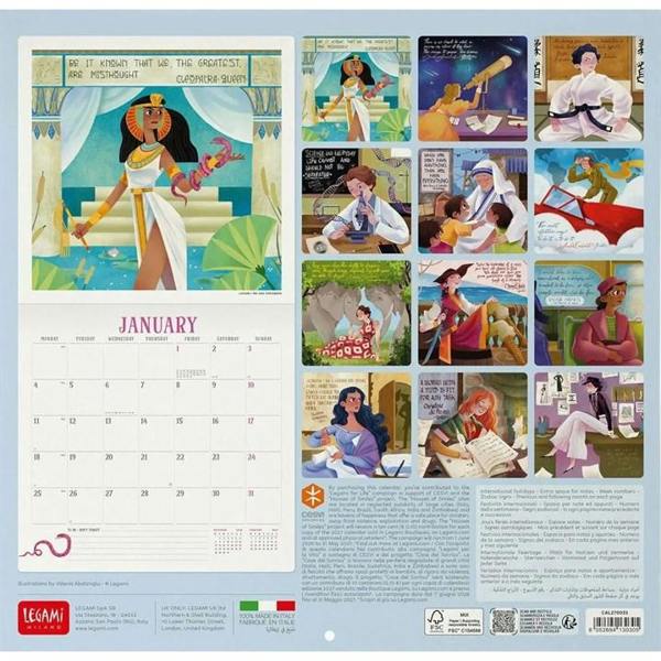 Inspiring Women Who Changed the World Calendar 2027, Wall Calendars, Month To View, History & Literature, Gift