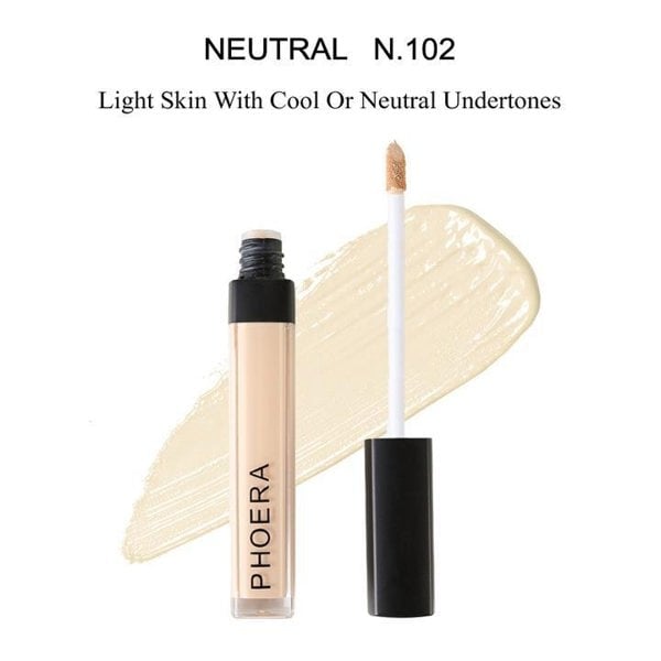 Phoera Full Coverage Liquid Concealer Matt Finish Flawless Concealer