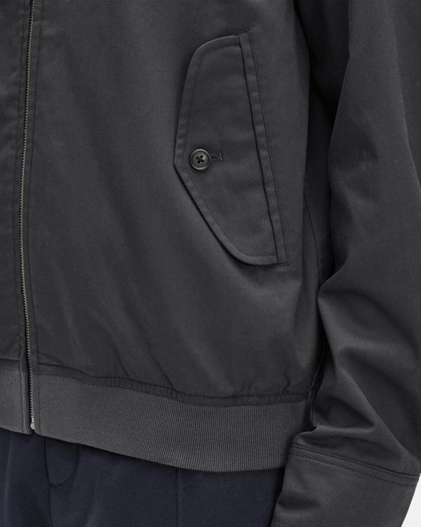 Fred Perry Mens Twill Harrington Jacket - Anchor Grey 297 | CHO | Designer Mens Jackets