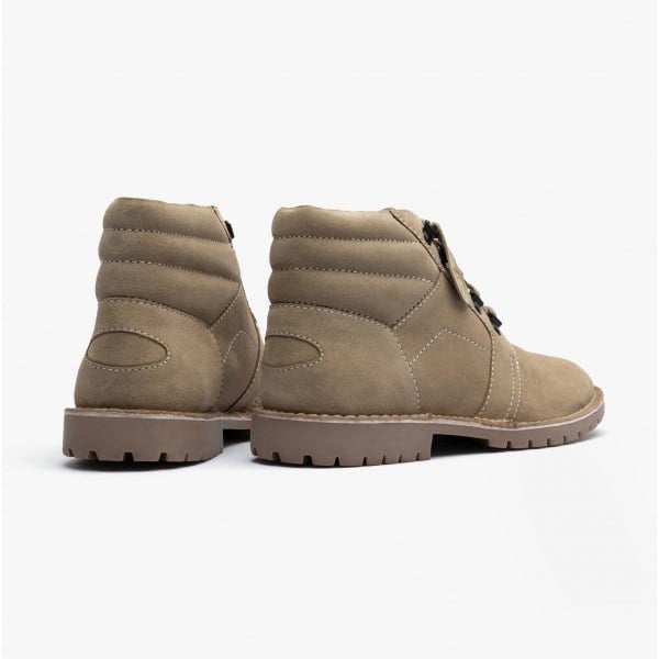 Popps TROOPER Mens Desert Boots Taupe