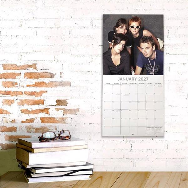 Britpop Calendar 2027, Wall Calendars, Month To View, Entertainment, Gift