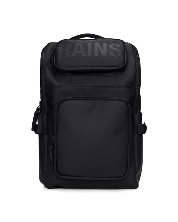 Rains Texel Cargo Backpack - Black 01 - CHO - Designer Unisex Bags