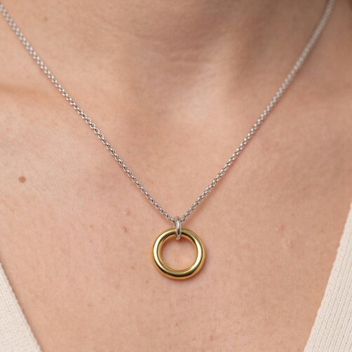 Gold Trip Two Tone Door Knocker Pendant