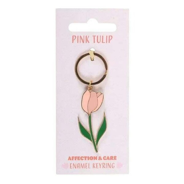 Bobobiy Pink Tulip Keyring