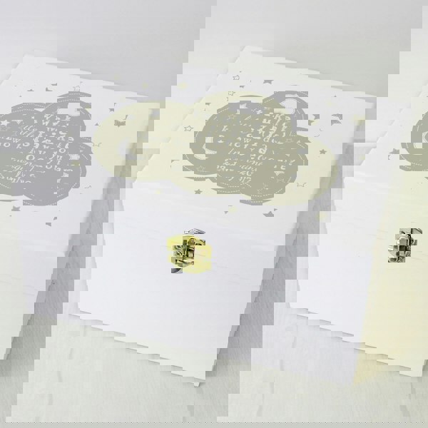 Personalised Memento Company Personalised Twinkle Twinkle White Wooden Keepsake Box