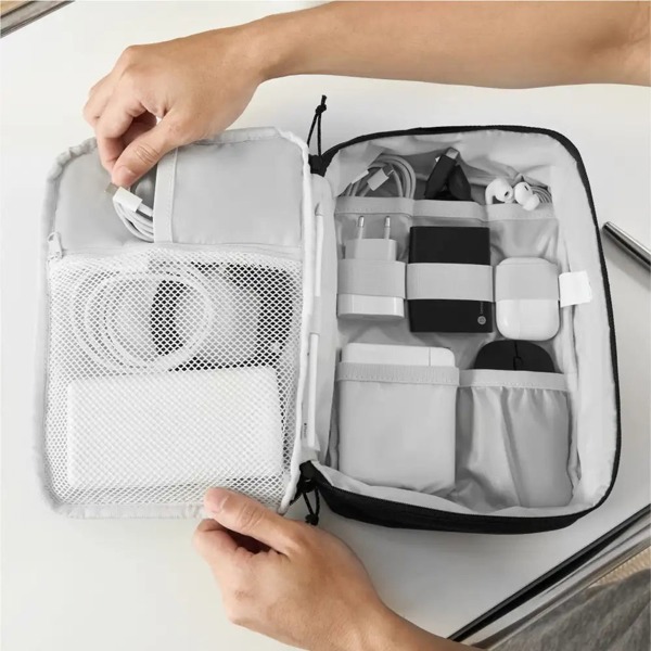 CabinZero Classic Tech Cube, Full Foam Padding and Clamshell Opening
