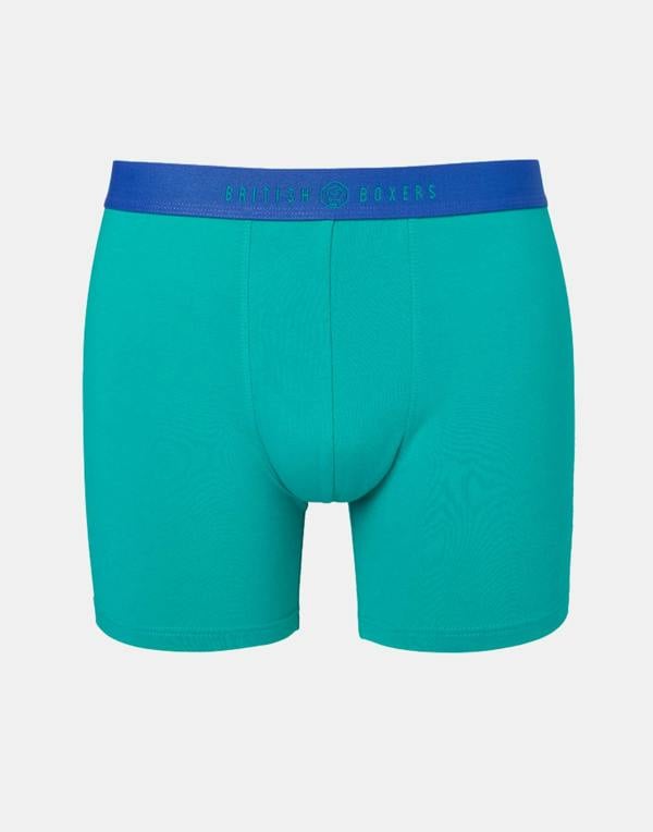 British Boxers Three-pack Men's Cotton Stretch Trunks – Fresh Citrus