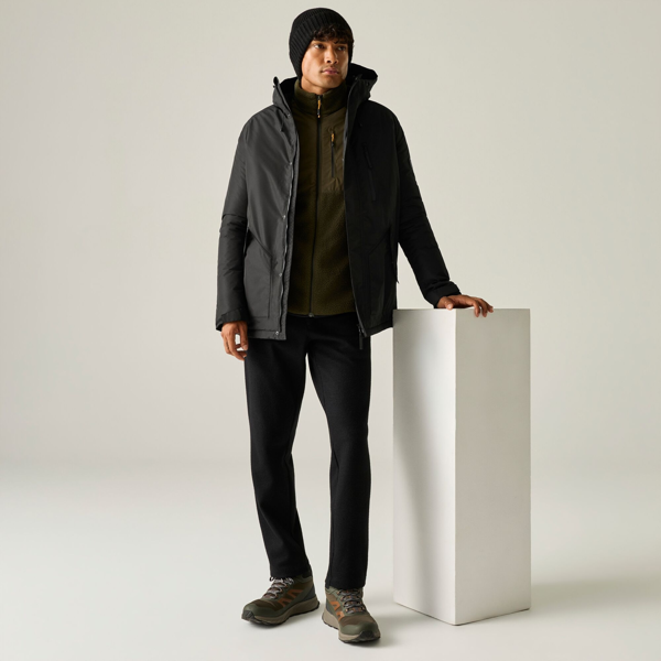 Regatta Mens Slyvan Insulated Waterproof Jacket - Black